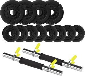 Energetics Premium Håndvægte, 20 Kg Unisex 20kg Sort