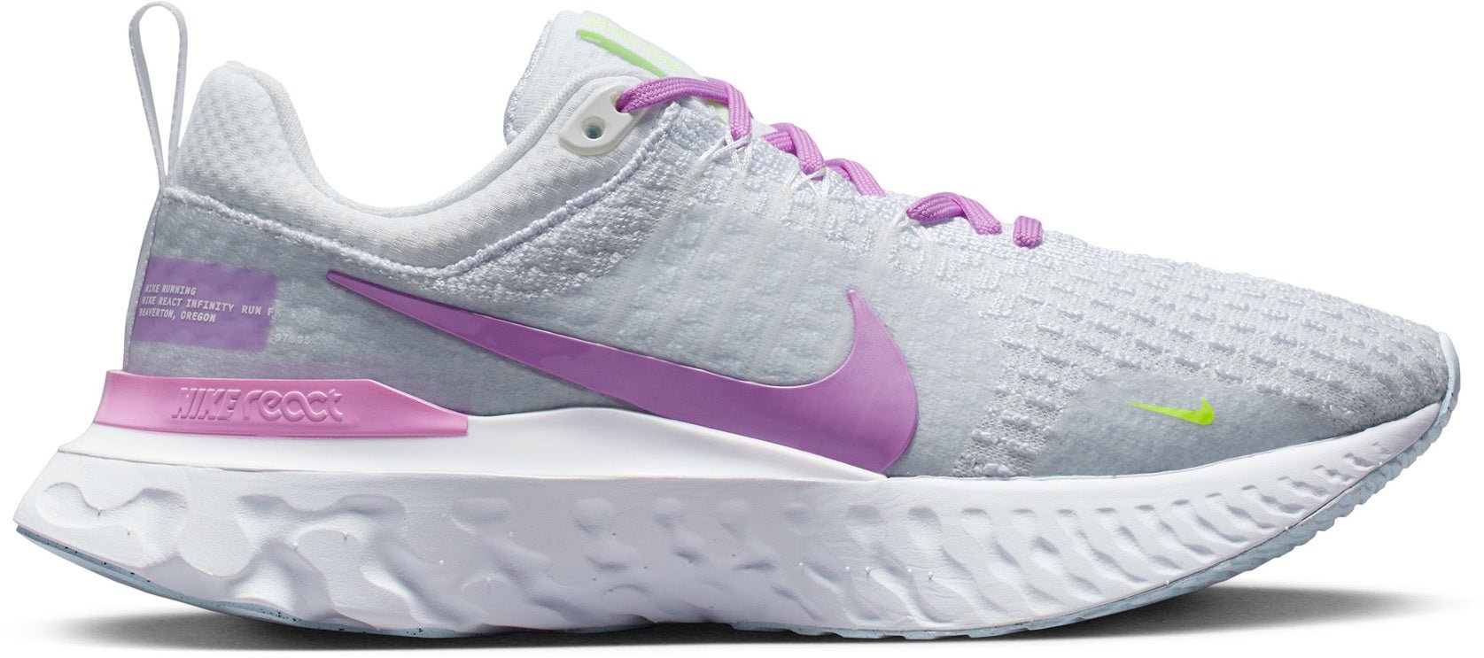 Nike React Infinity Run Fk 3 Løbesko Dame 38 Hvid