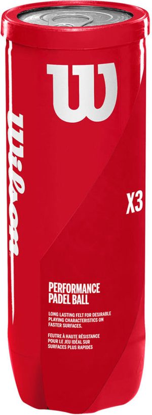 Wilson Padel X3 Bolde Unisex 6 Gul